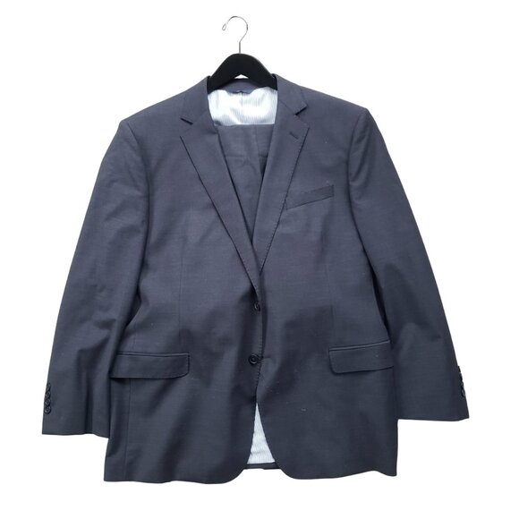 Brooks Brothers Explorer Madison Fit 2pc Suit 48R 37x28 Black Read - Picture 1 of 15